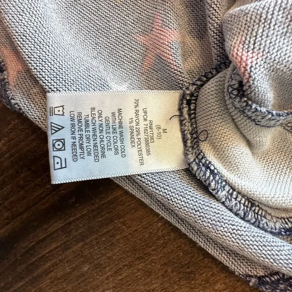 DKNY Blue with Stars Pajama Top - Picture 4 of 6